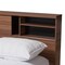 Baxton Studio Vanda Modern Two-Tone Walnut and Black Wood Queen Size Platform Bed 138-7716 - alternate 7